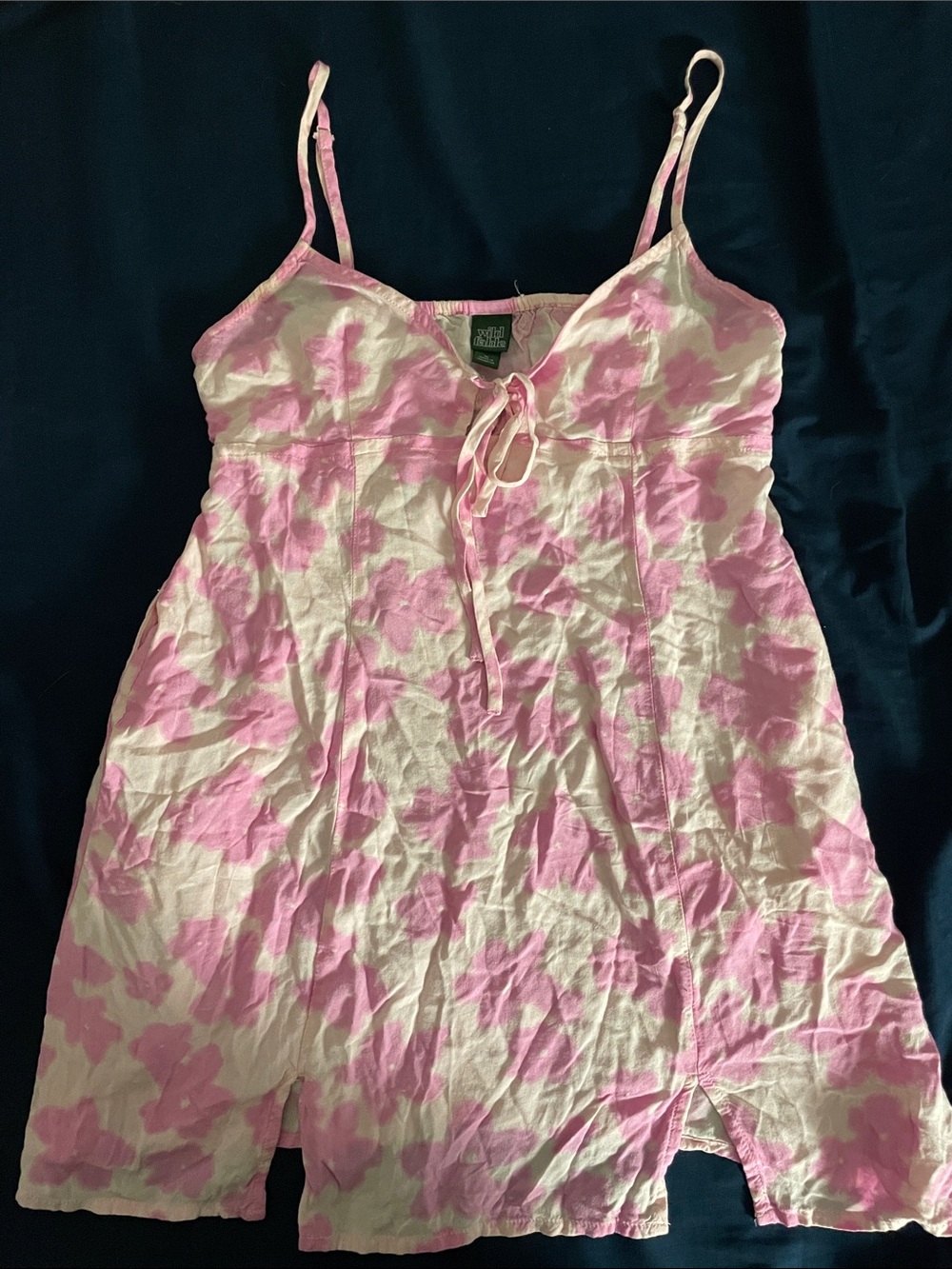 wild fable Pink and White Floral Mini Dress